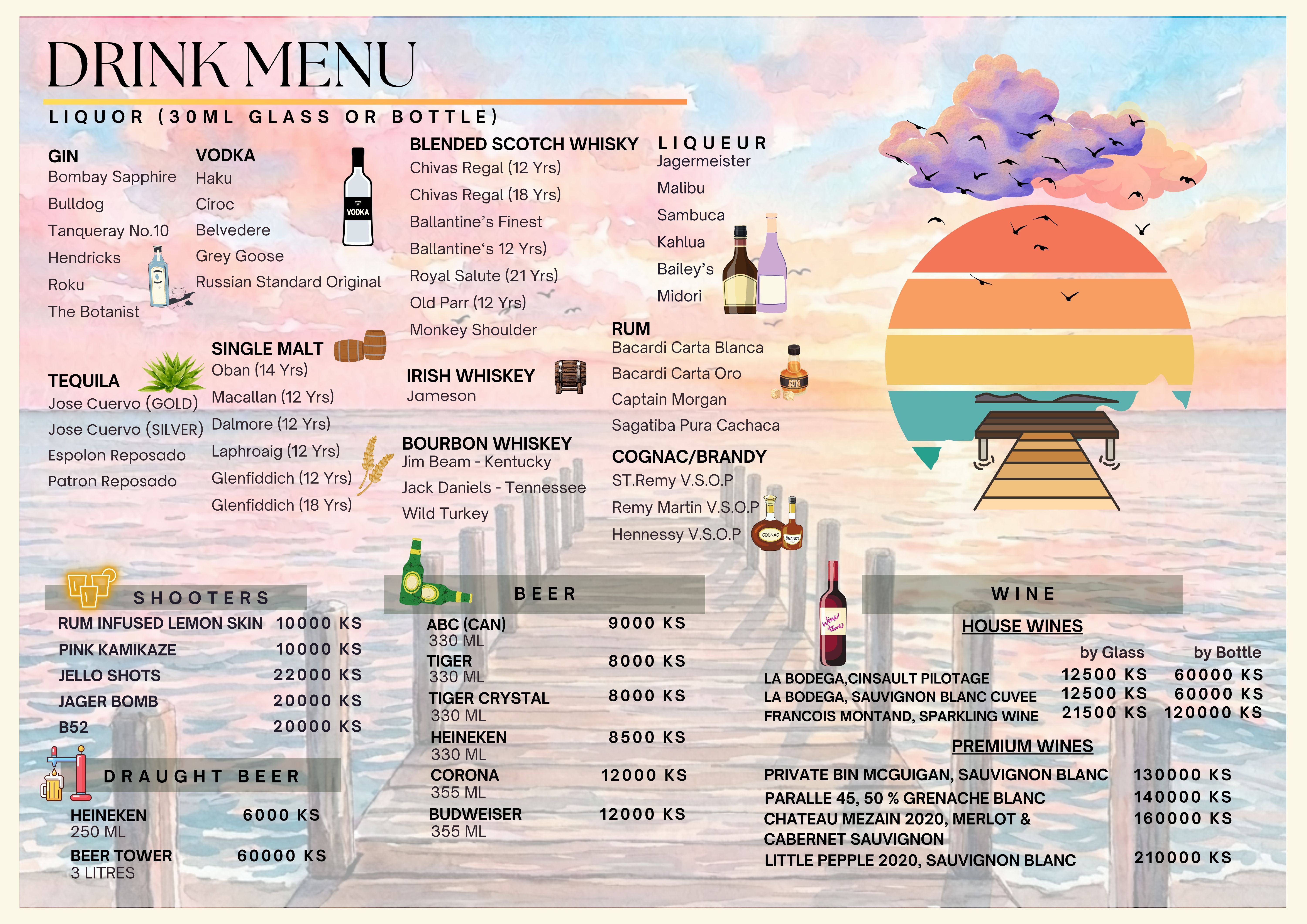 Drink Menu