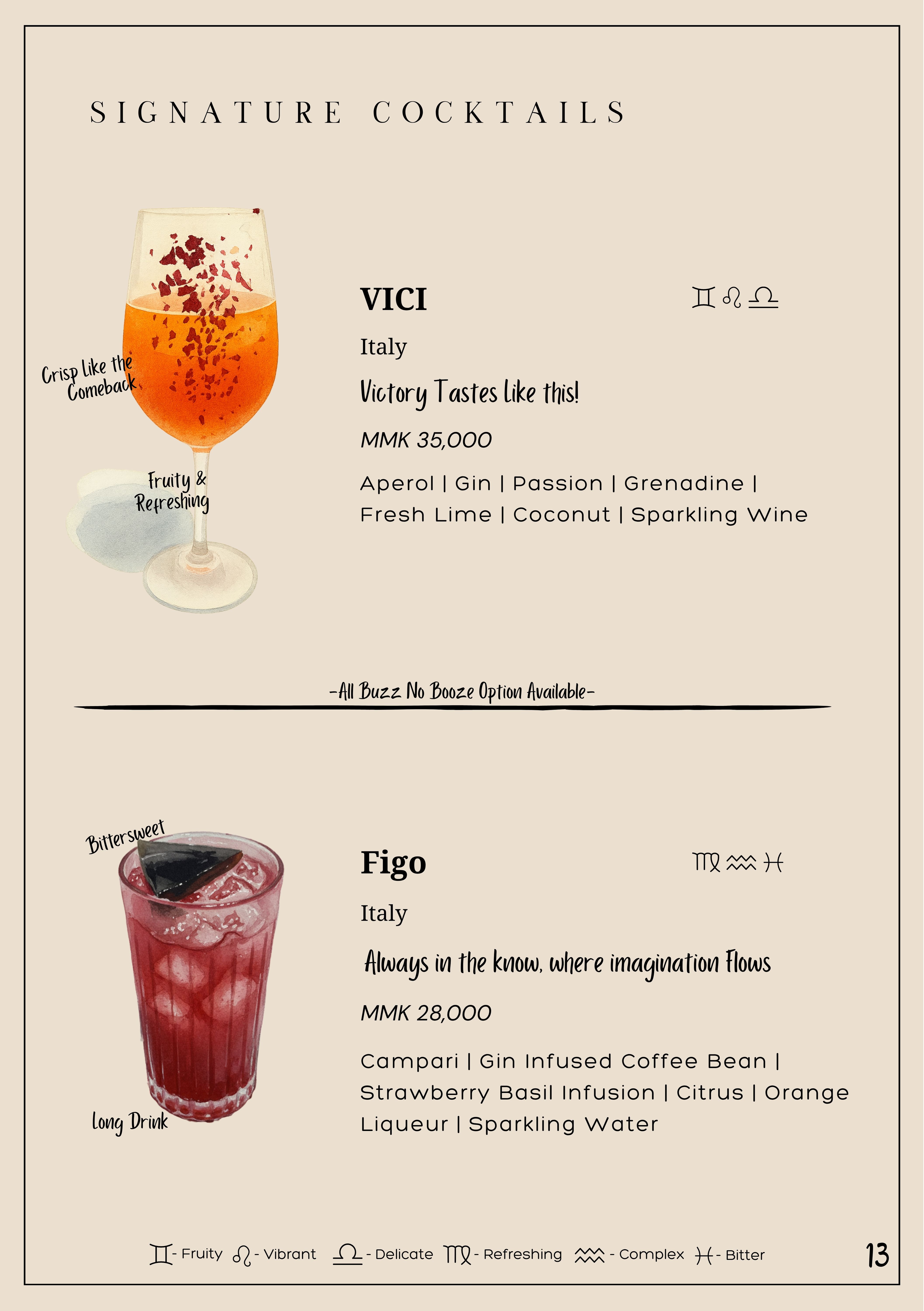 001 Lounge menu sample