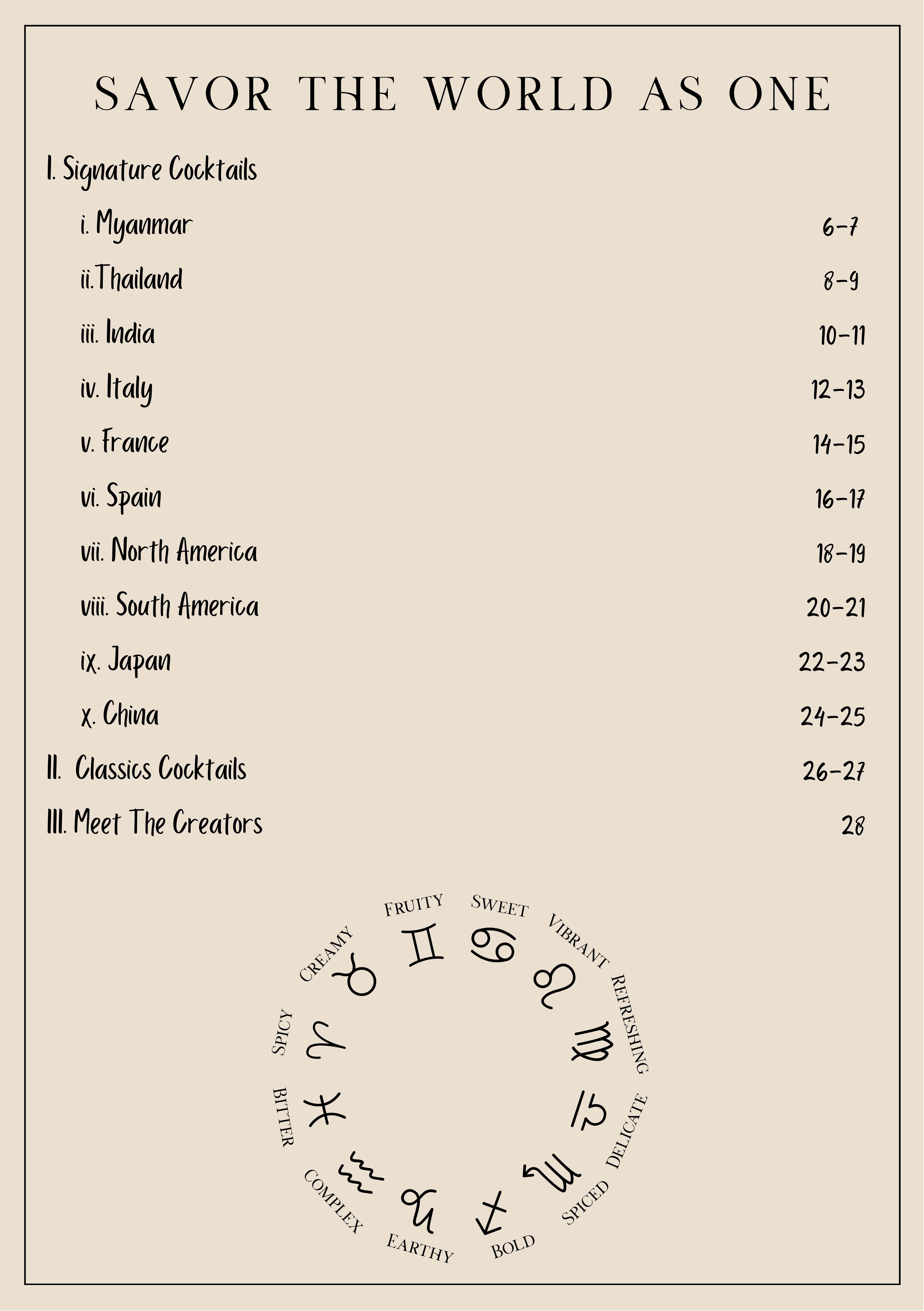 001 Lounge menu sample